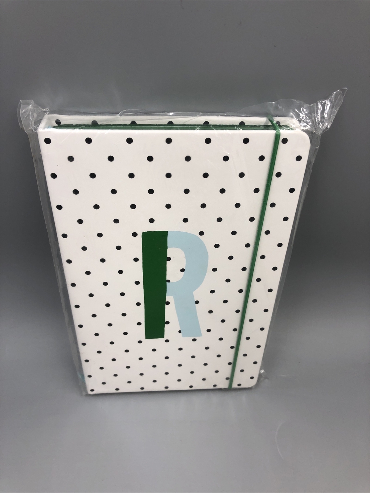 Kate Spade New York Take Note Large Polka Dot Leatherette Initial R Notebook