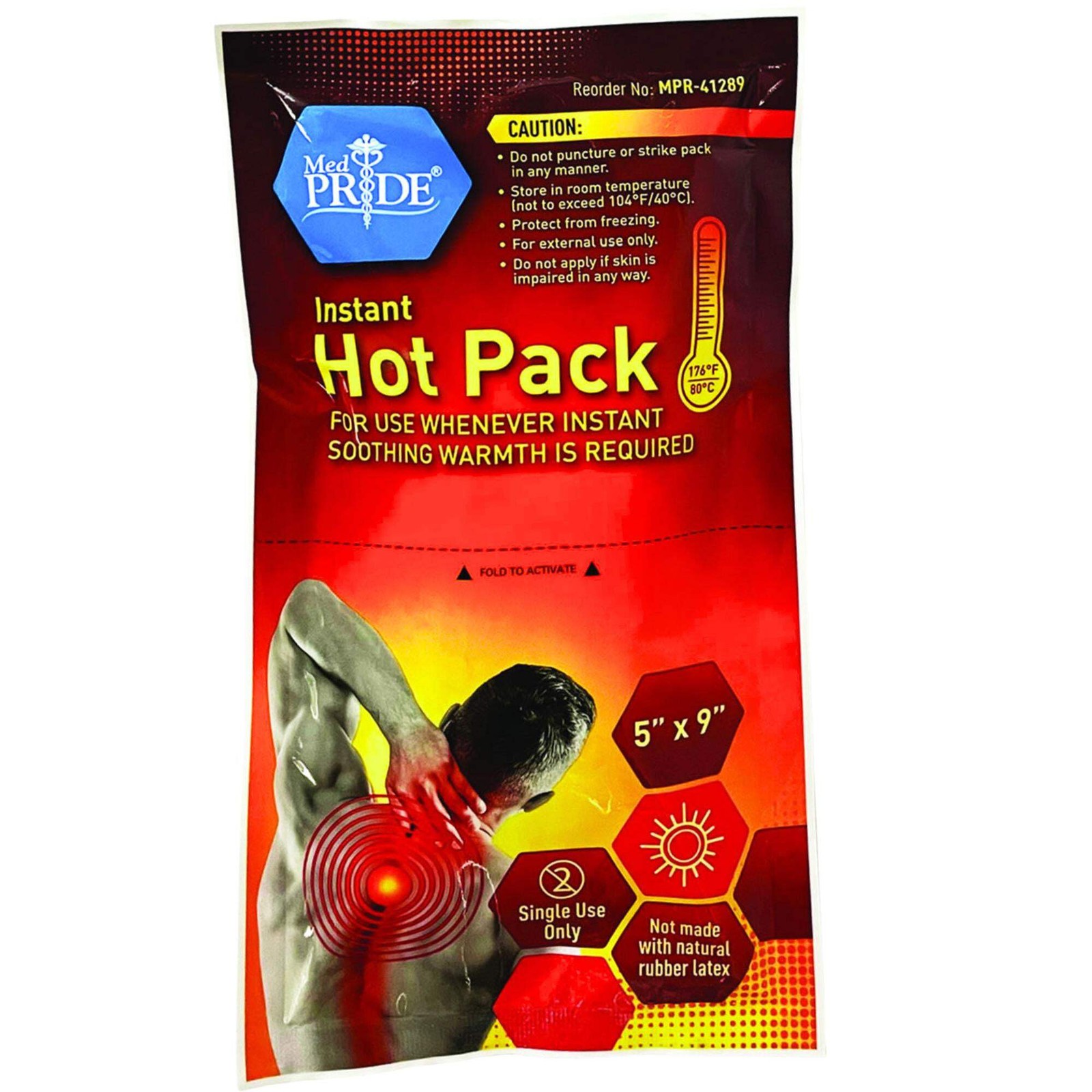 Instant Hot Pack Heat Therapy: 1 Pack