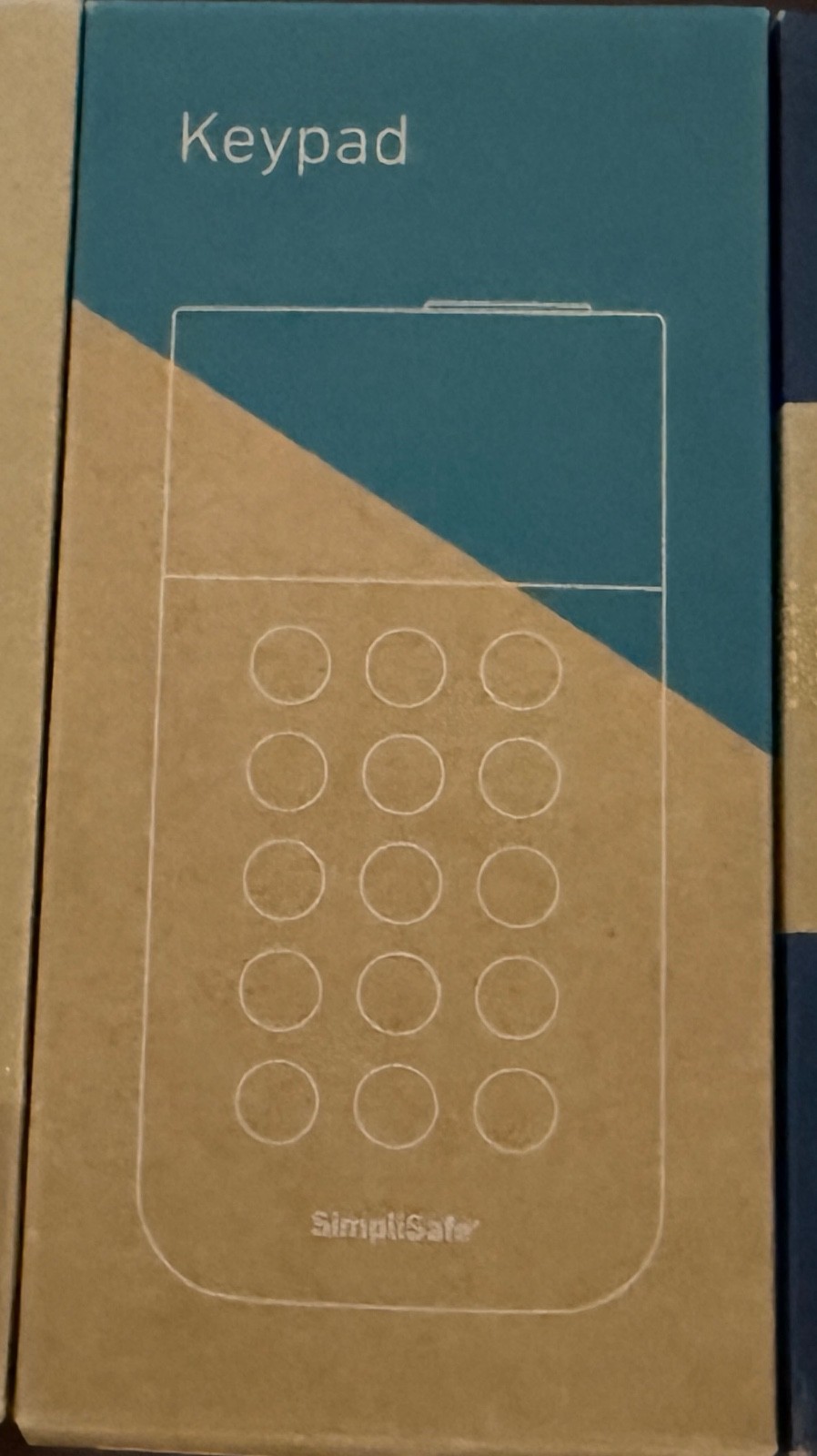 SimpliSafe Wireless Pin pad Keypad KP3W White  (New)