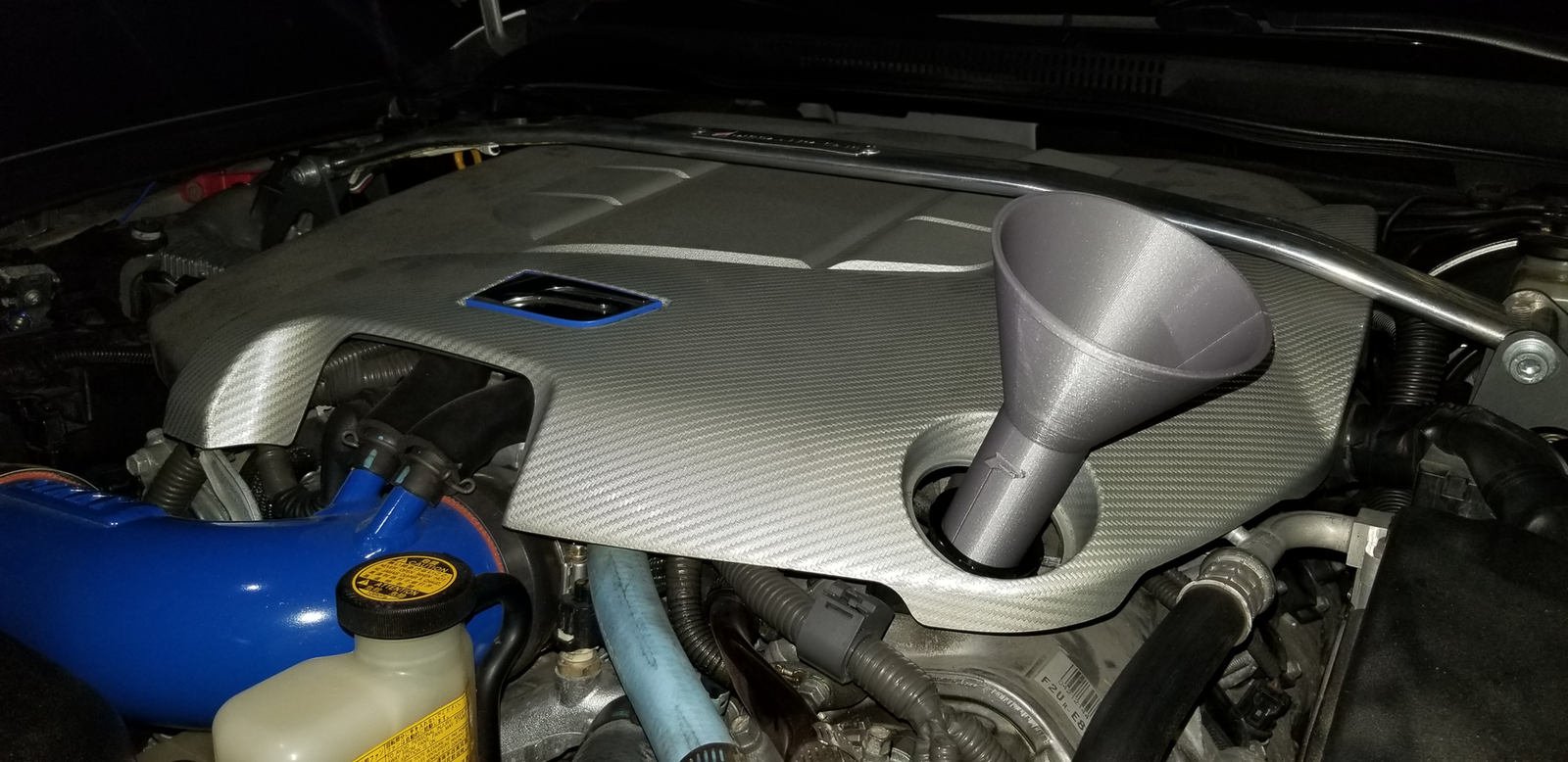 Chevy LS/Vortec oil fill funnel
