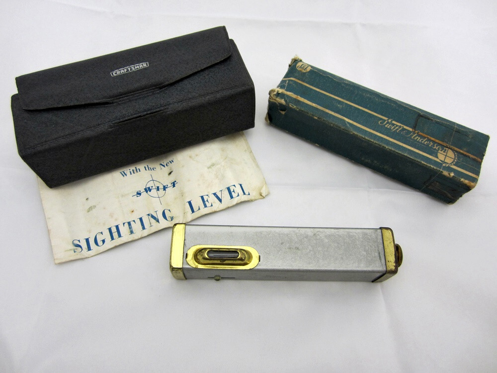 Vintage Craftsman Swift Sighting Level Made in USA