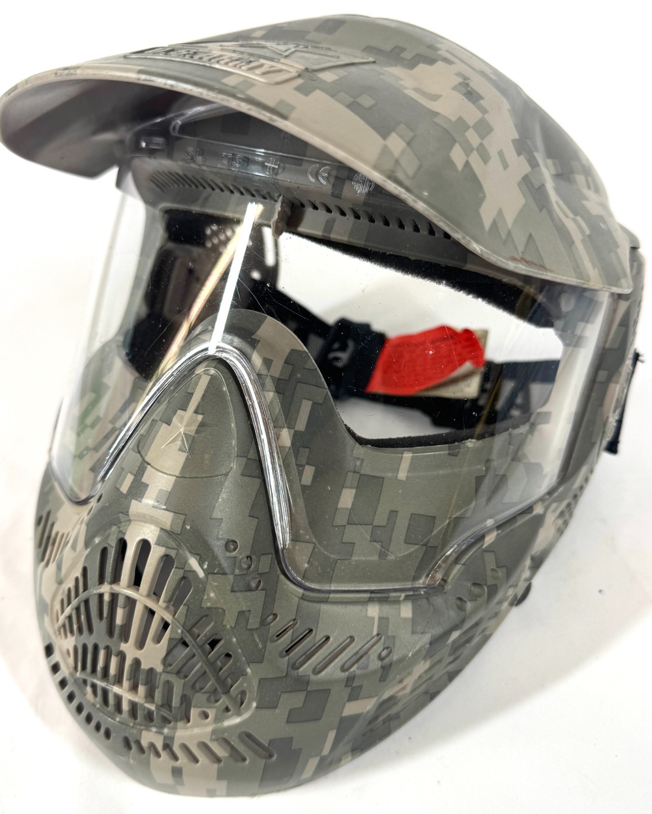 US ARMY Digital Woodland Camo Anti-fog Full Face Cover Paintball Mask Adult