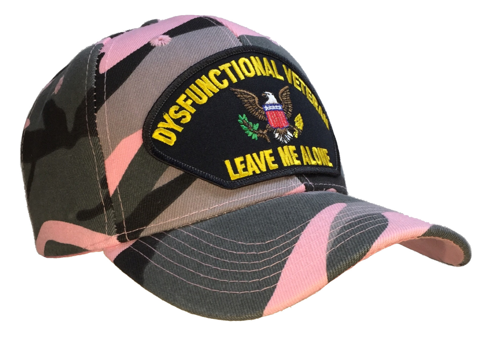 DYSFUNCTIONAL VET VETERAN Leave Me Alone Vietnam Vet Ball Cap Hat Patch OIF OEF