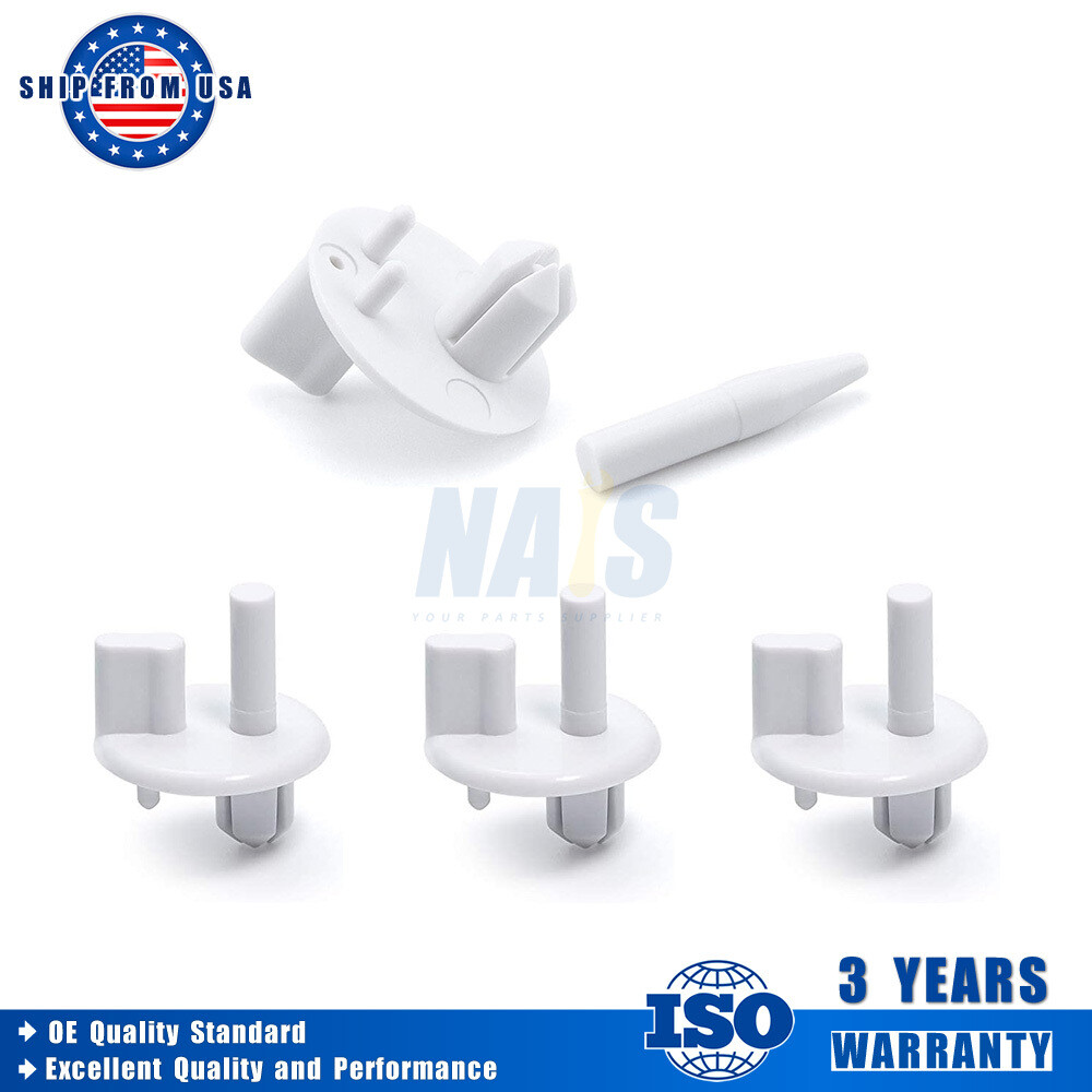 4Pc 241993101 Refrigerator Shelf Support Cover Crisper for Electrolux Frigidaire