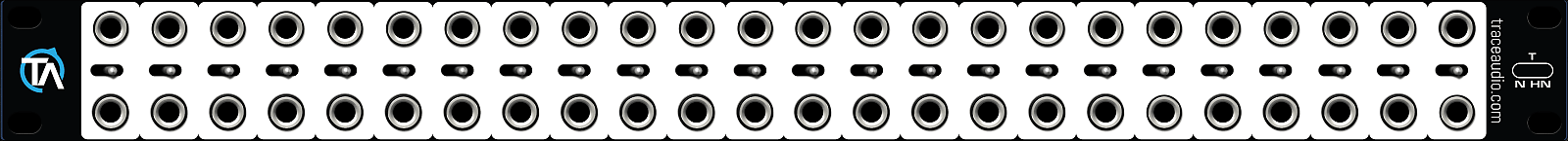 Single - Blank Patch Bay Label Compatible with Samson S Patch Plus Trace Audio