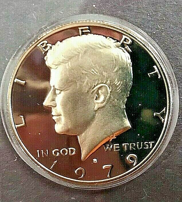 1979 P D S Kennedy Half Dollar In Mint Cello and TYPE 1 PROOF FREE SHIPPING