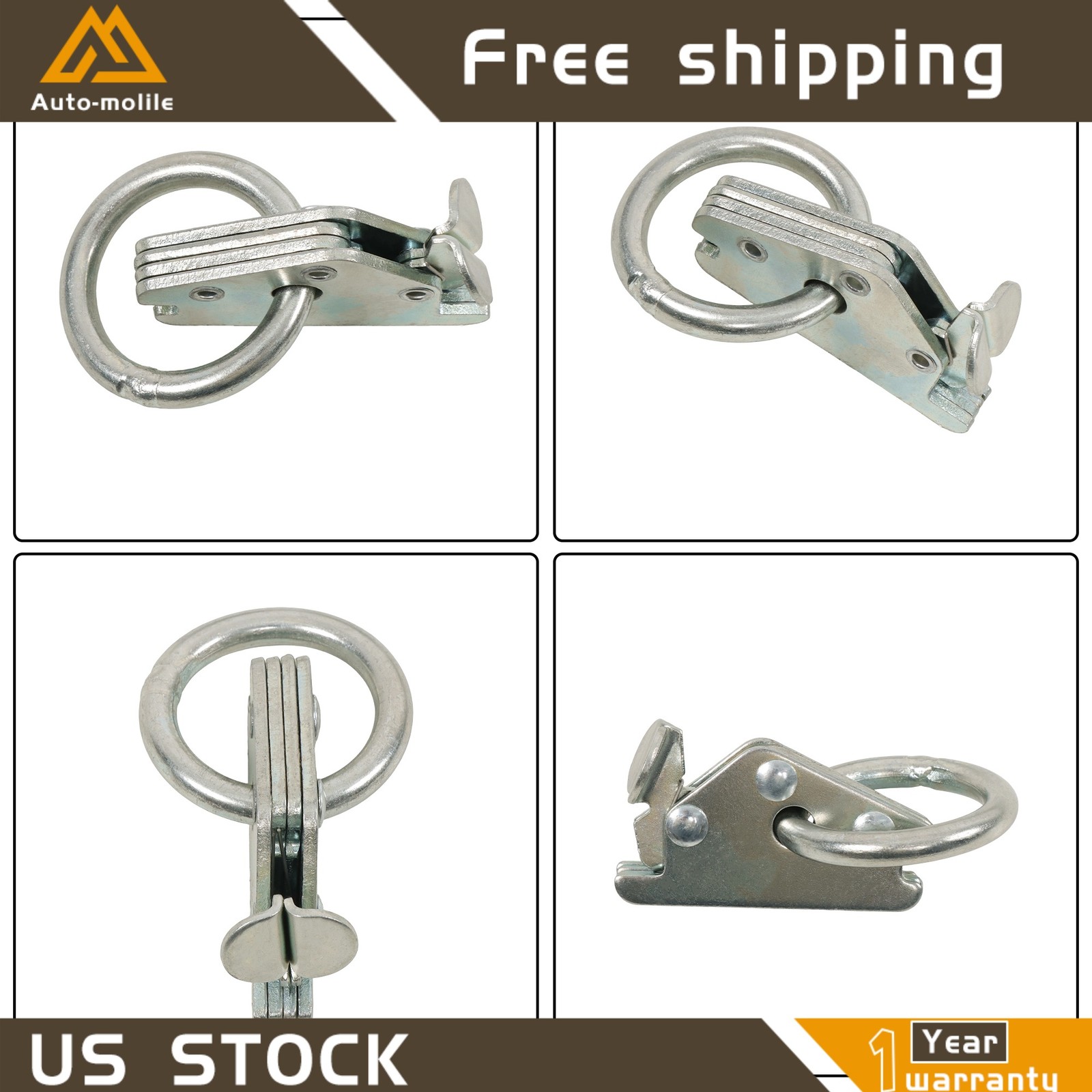 8' E Track Tie Down Rail System Multi Purpose High Quality For Van Truck 28 Pack