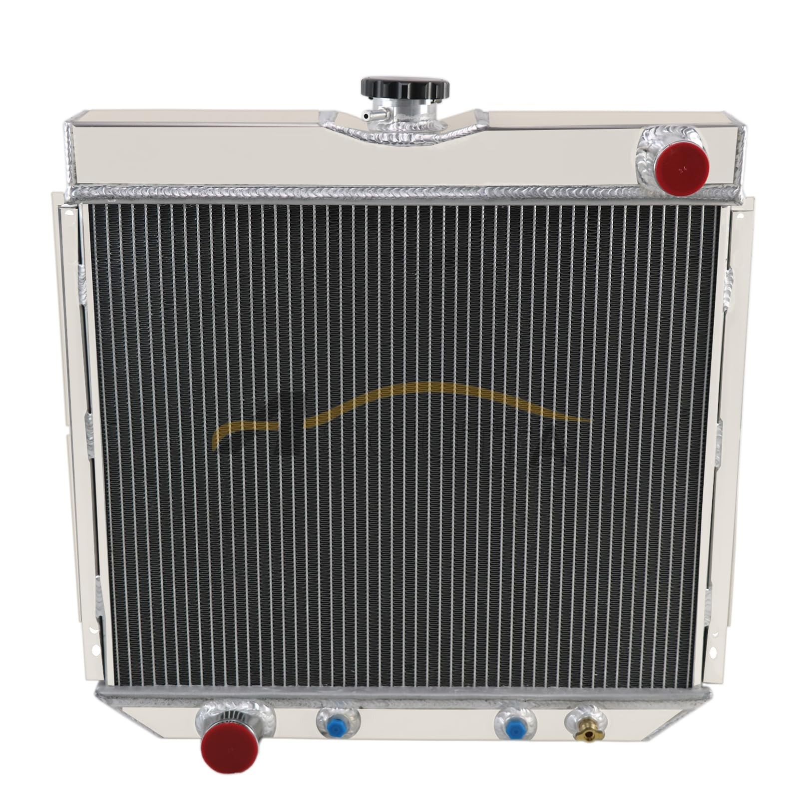 4 Row Aluminum Radiator 1963-1969 for Ford Fairlane Falcon V8 Engine Cooling