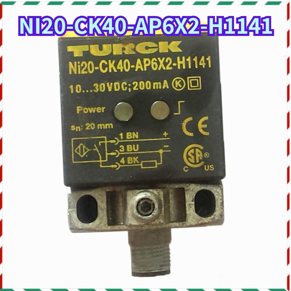 Fast Ship TURCK NI20-CK40-AP6X2-H1141 16252 Inductive Sensor PNP