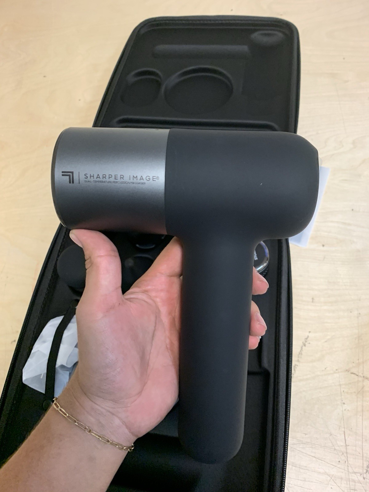 Sharper Image Powerboost Pro Body Massager with Hot and Cold