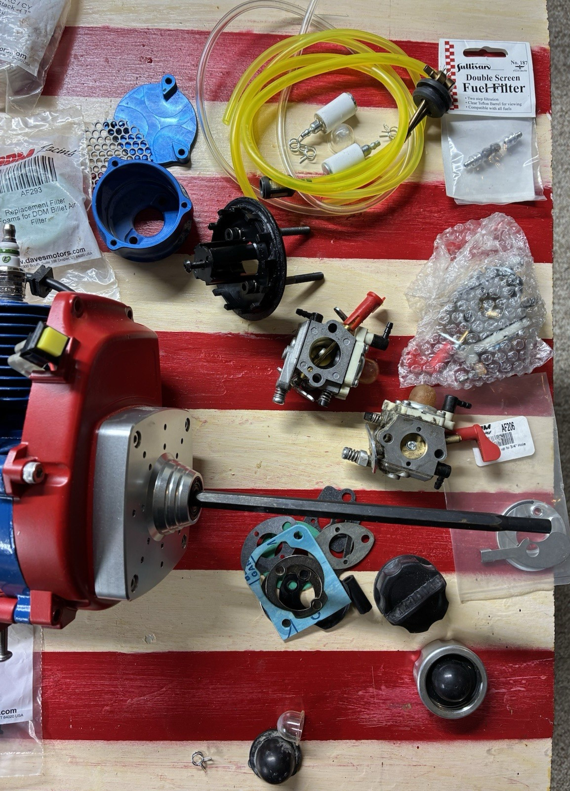 Dynamite 23CC 1:5 Gas Engine from Losi DBXL RC Tk Buggy With Engine Accessories