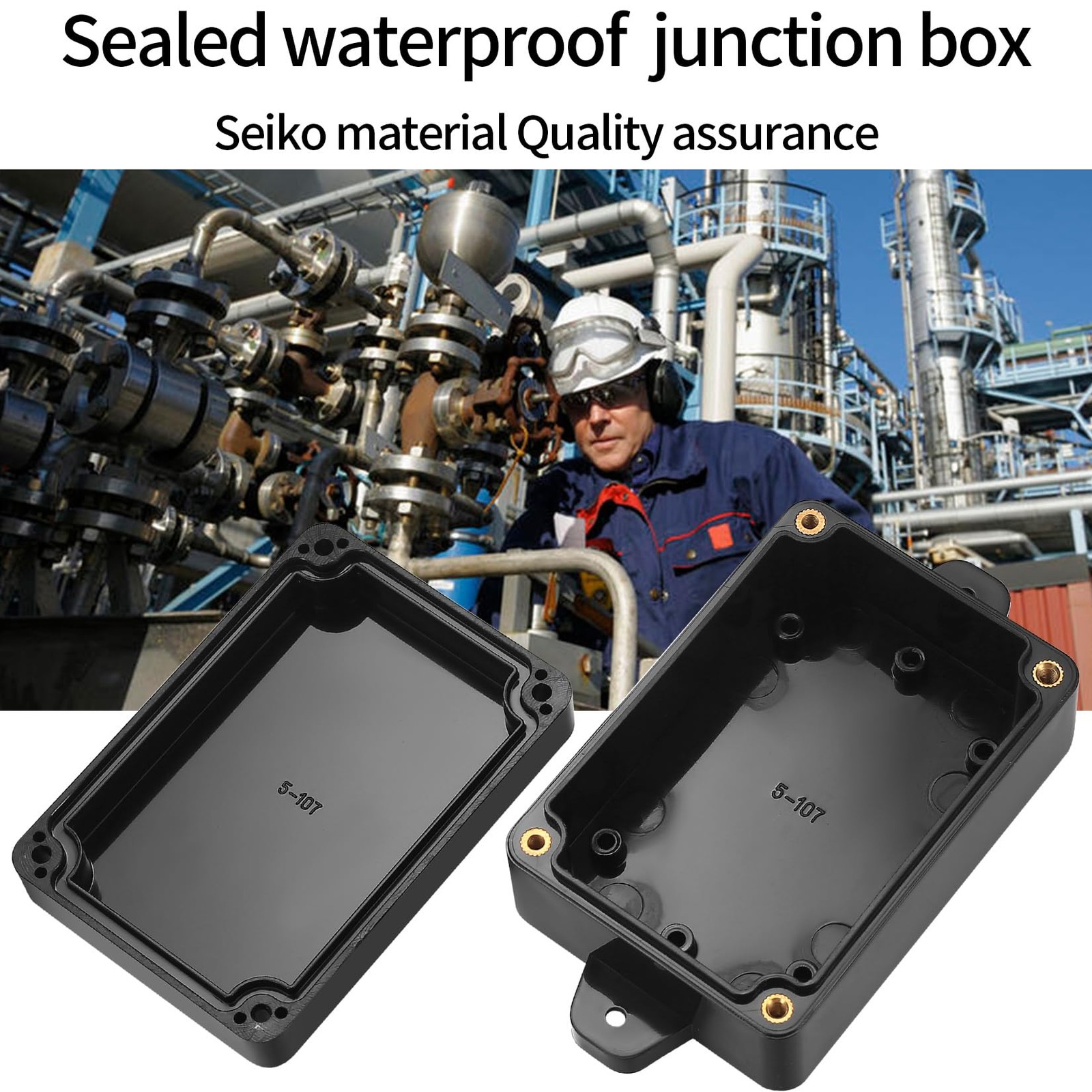 Project Box, 4Pcs Junction Boxes, IP65 Waterproof Electrical Boxes, ABS Plastic