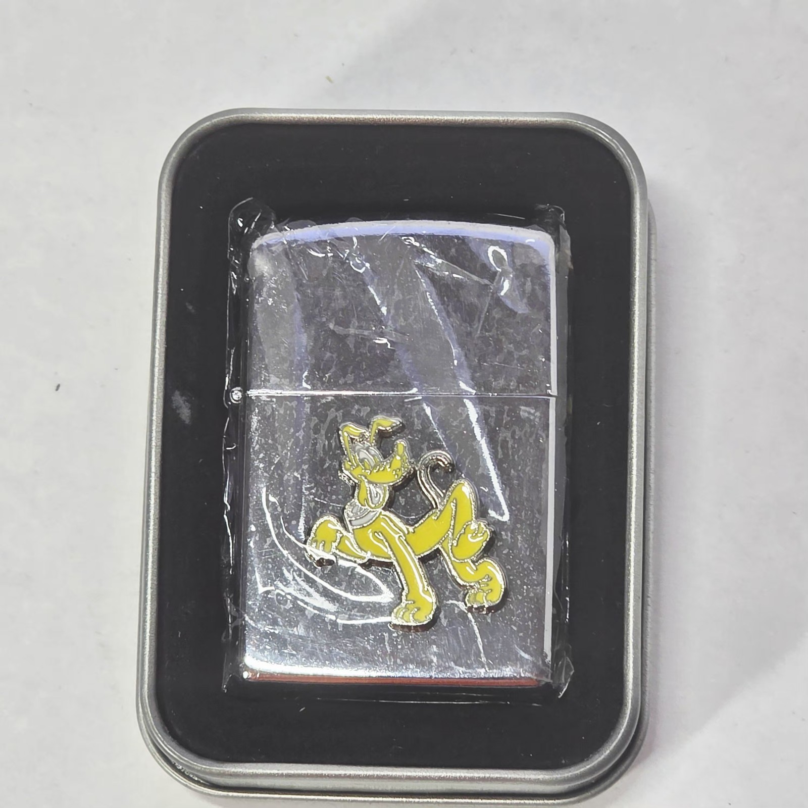 Pluto Trading Pin Chrome Color Flip Top Lighter