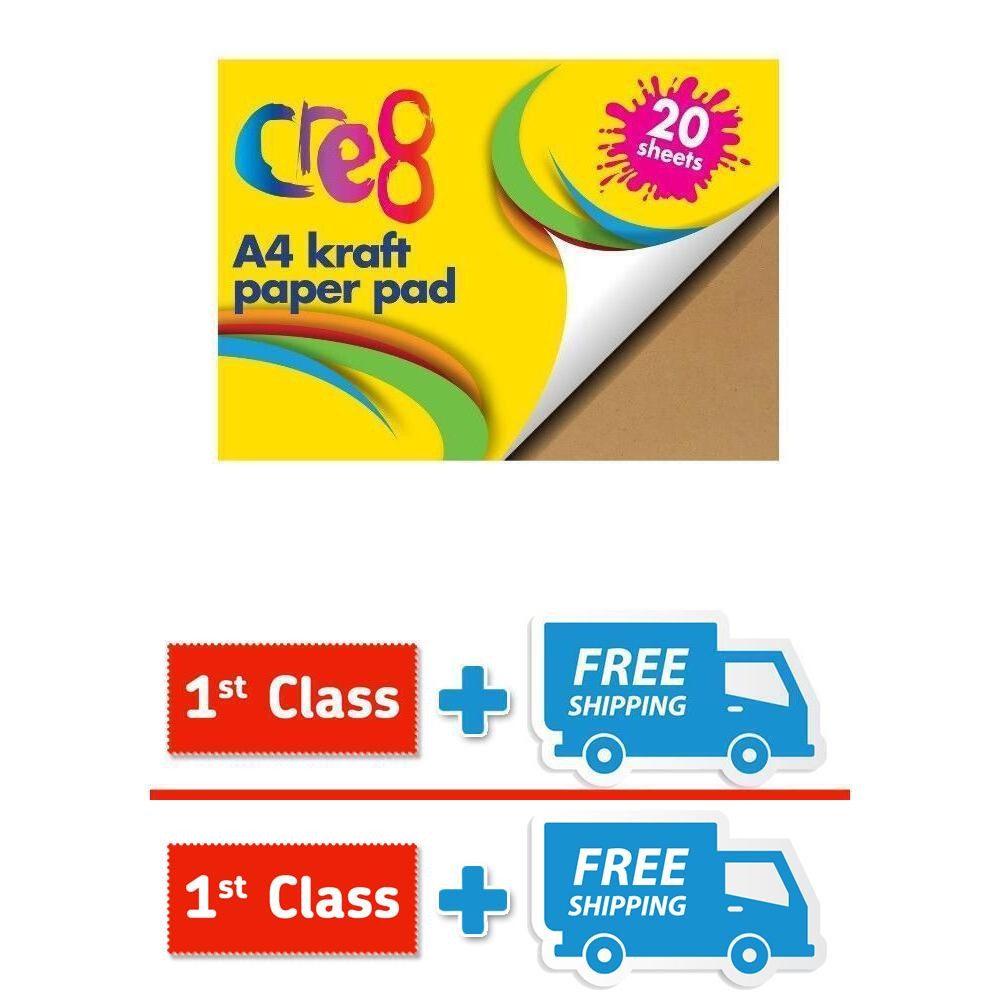 A4 Kraft Paper Pad, 20 sheets
