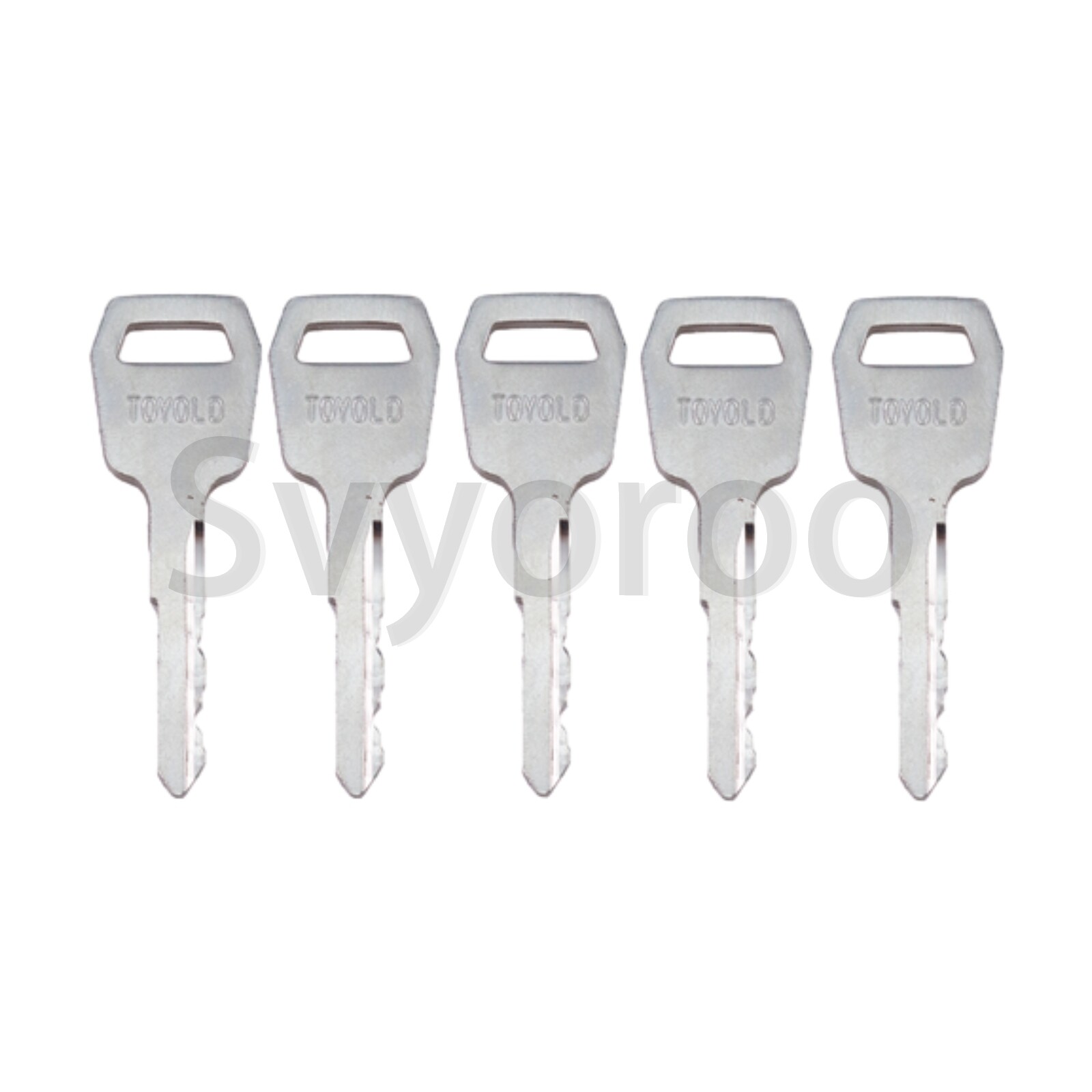511416 - 5X Ignition Key Old Style - For Toyota Forklift and Equipment