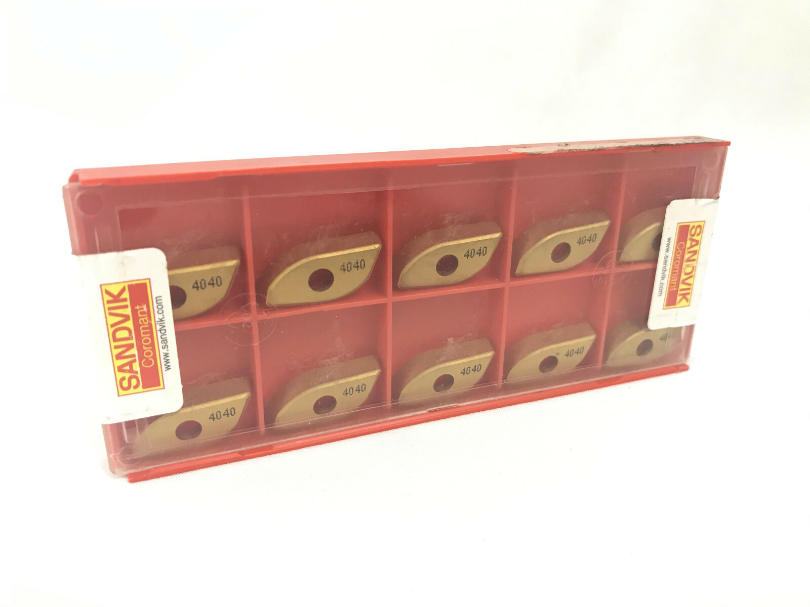 (10) NIB SANDVIK R216-25 04 M-M Grade 4040 Carbide Insert