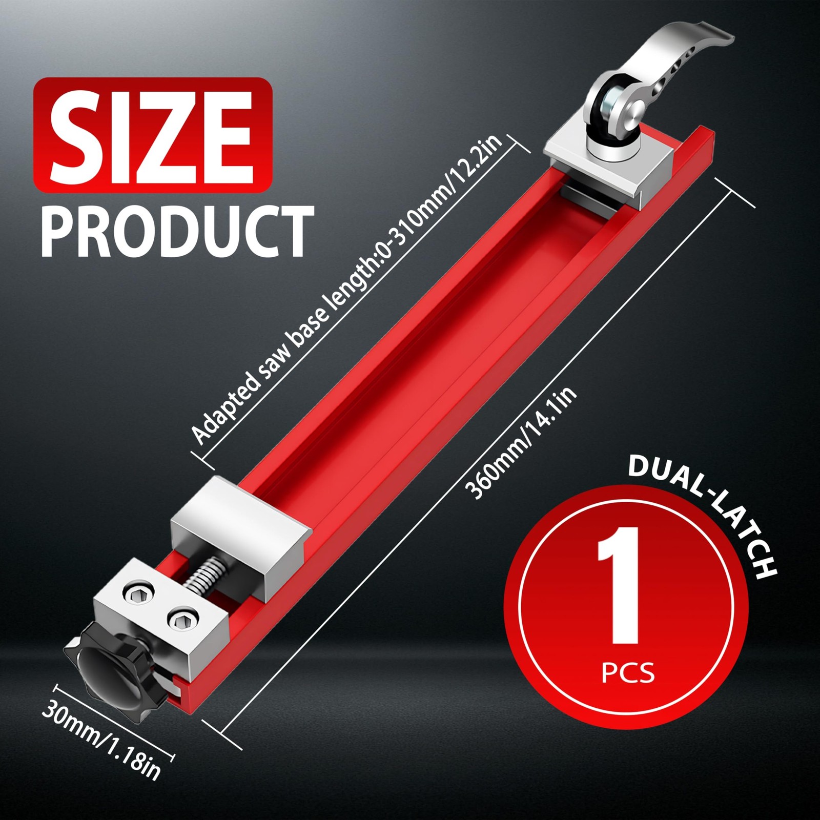 Adjustable Cutting Machine Base Guide，Aluminum Circular Saw Guide Rail