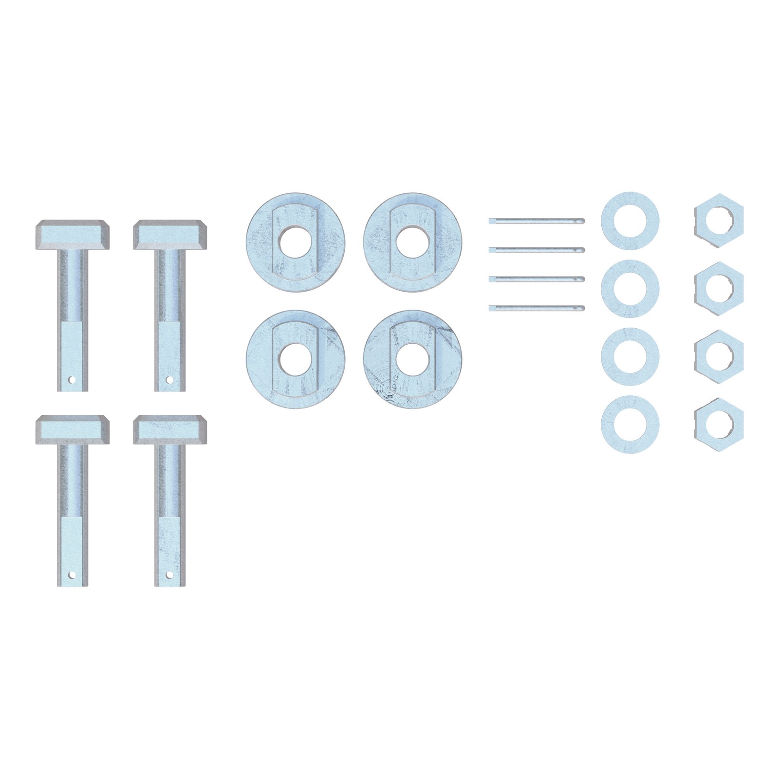 Curt Replacement 5th Wheel Hitch Puck System Anchors Fits 16025