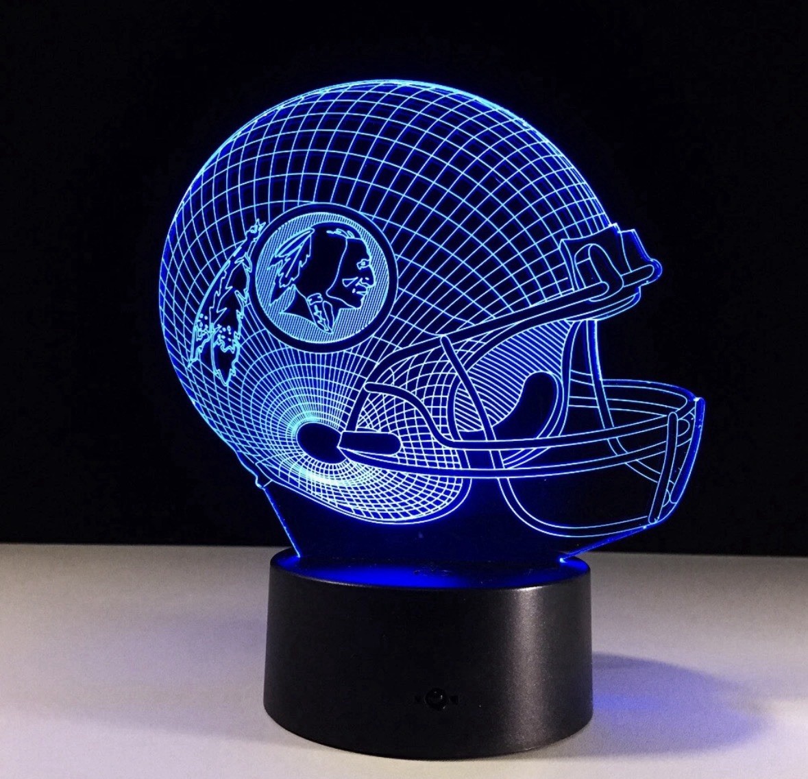 Washington Redskins NFL FOOTBALL LED Light Lamp Collectible Home Decor Gift🤢