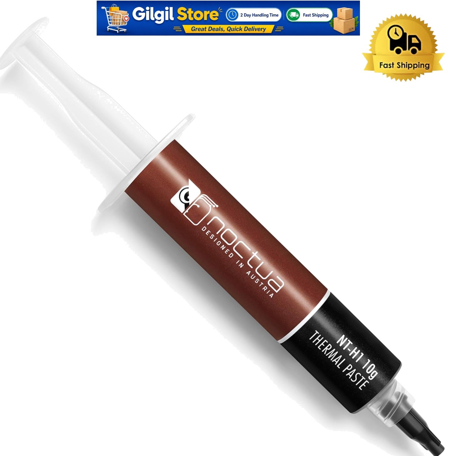 10g Thermal Computer Paste for AMD Ryzen, Intel Core - Easy & Reliable Cooling