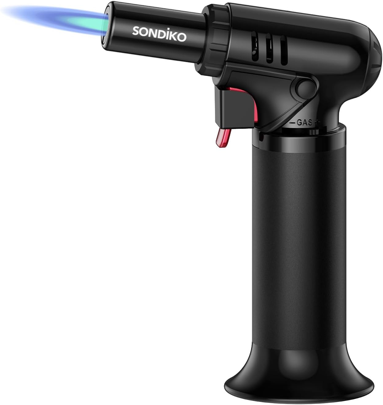 Sondiko Butane Torch Lighter with Visible Fuel Window, Refillable Soldering Torc