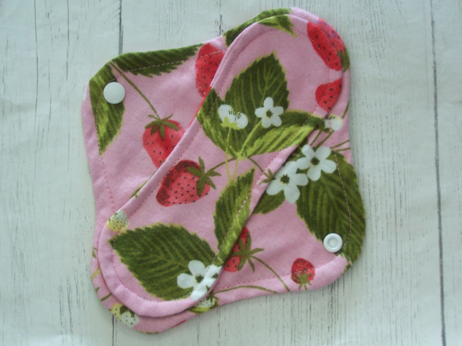HM  Flannel  Reusable Cloth Panty Liners with wings 8 inches