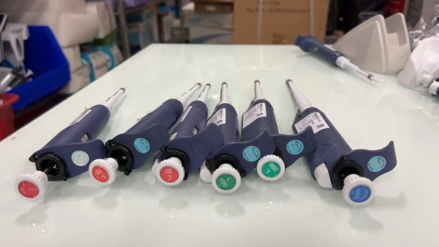 6x Rainin Pipet-Lite LTS Single Pipette Set L1000,  L200, L100, L20, L10, L2 ul