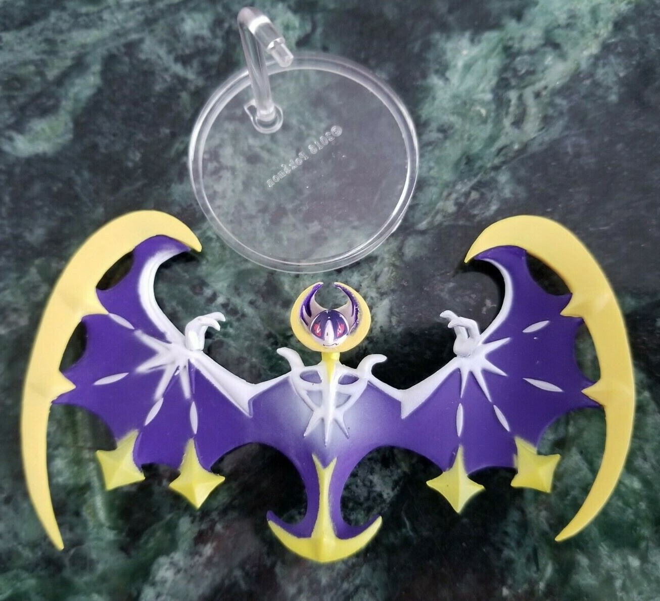 Pokemon Lunala Collectible Figure w/ Stand (from Sun and Moon Alola TCG box) NEW