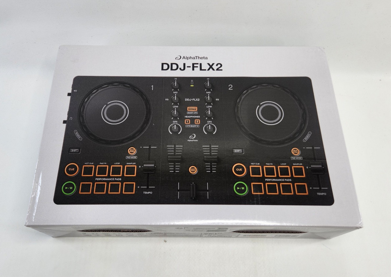 Pioneer DJ Controller DDJ-FLX2 AlphaTheta Double Deck - Brand New