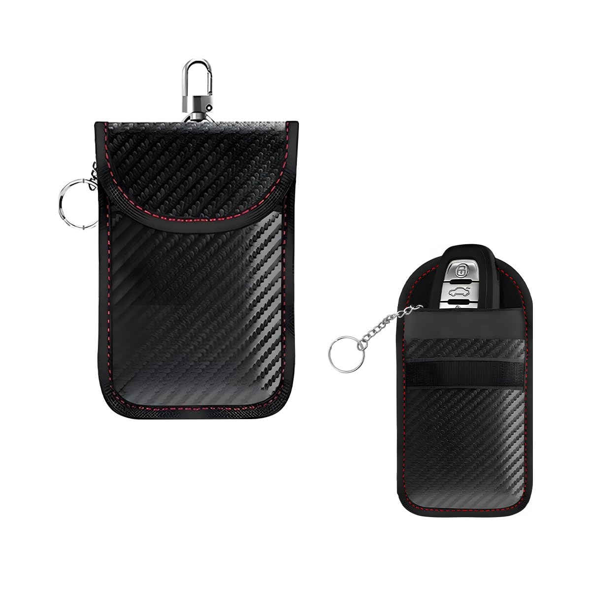 Yourkar Faraday Pouch for Car Keys, Signal Blocking RFID Bag Small