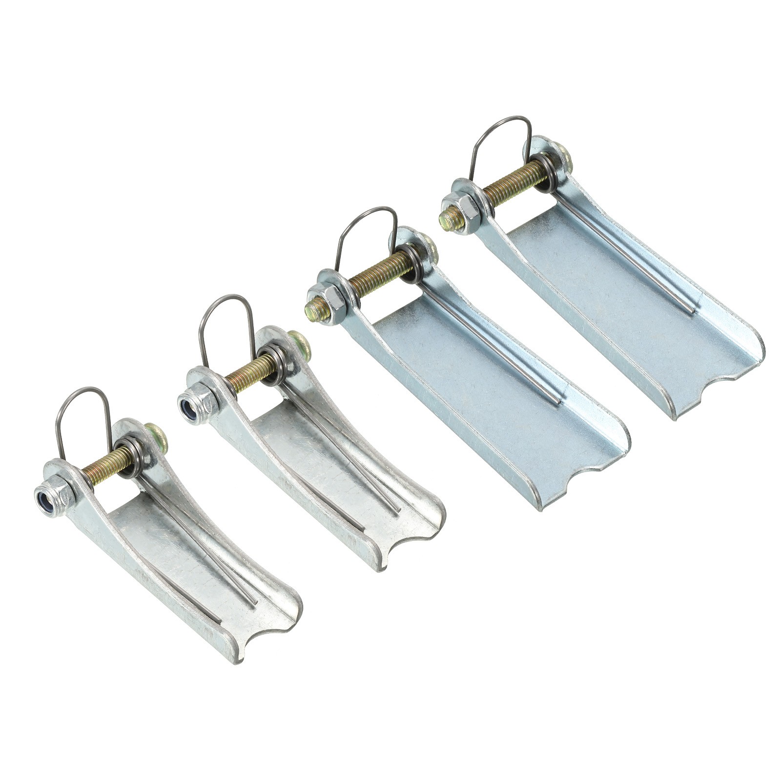 4Pcs Replacement Hooks Latch 2 Size Metal Towing Receiver Hitch Silver
