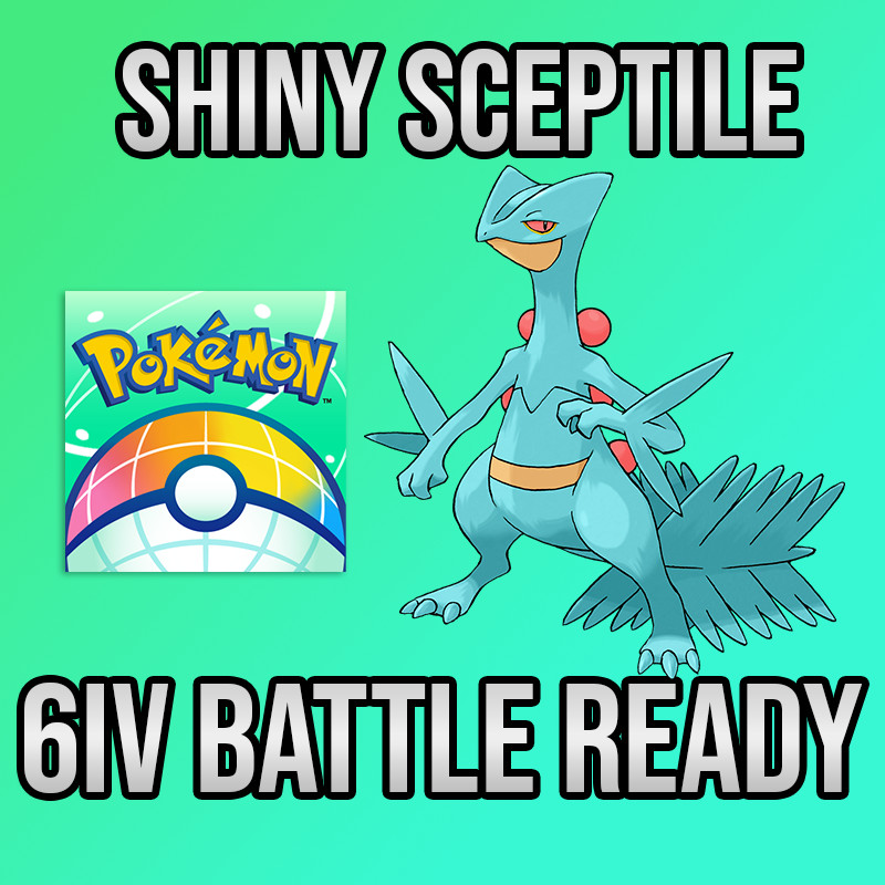 ✨6IV SHINY Sceptile + EVS🚀 POKEMON HOME✨Champions✨Online delivery⚡