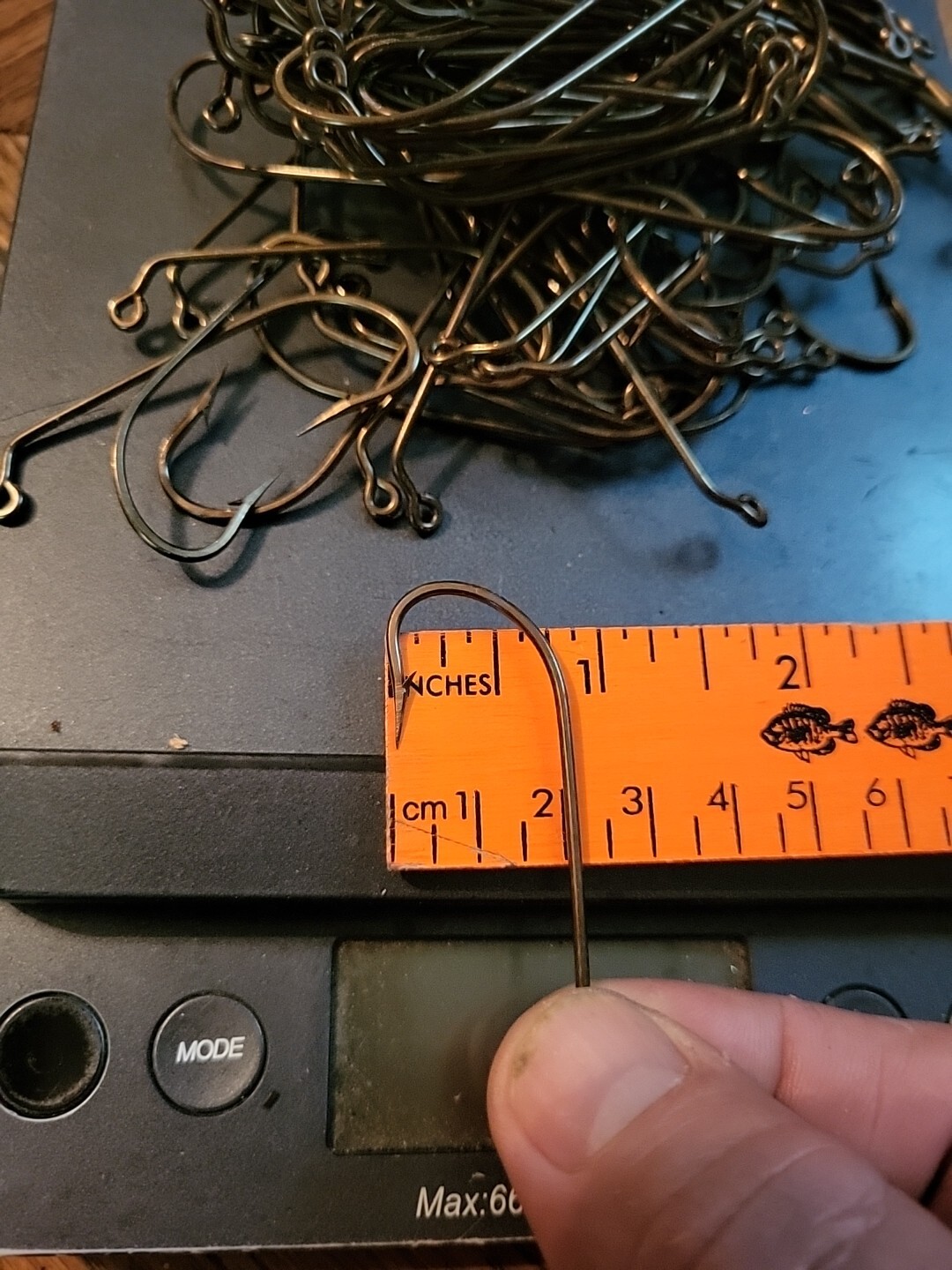 Worm Hooks Size 5.0 For 8-12" Soft Baits 2-3/8" Long - Quantity 100