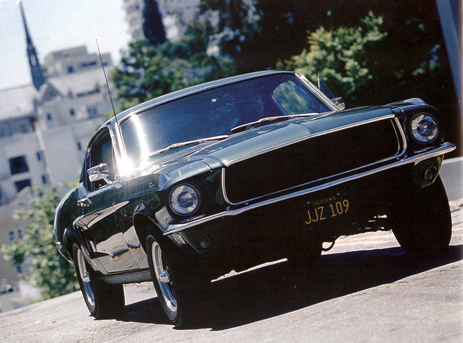 Bullitt | Steve McQueen's Mustang | JJZ 109 | STAMPED Prop License Plate Combo