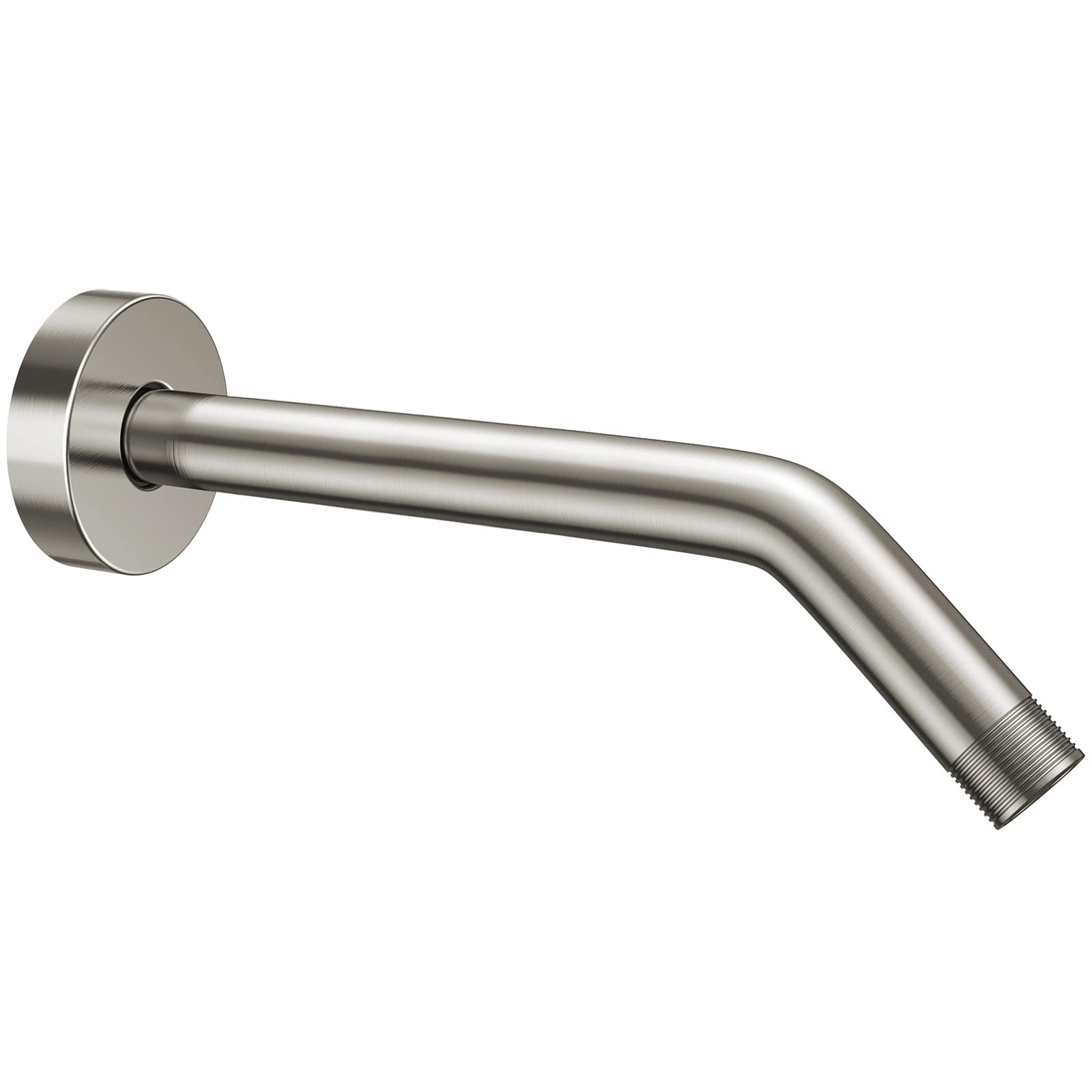 YASFEL 10 Inch Shower Arm Modern Wall Mounted Shower Extension Arm Pipe with ...