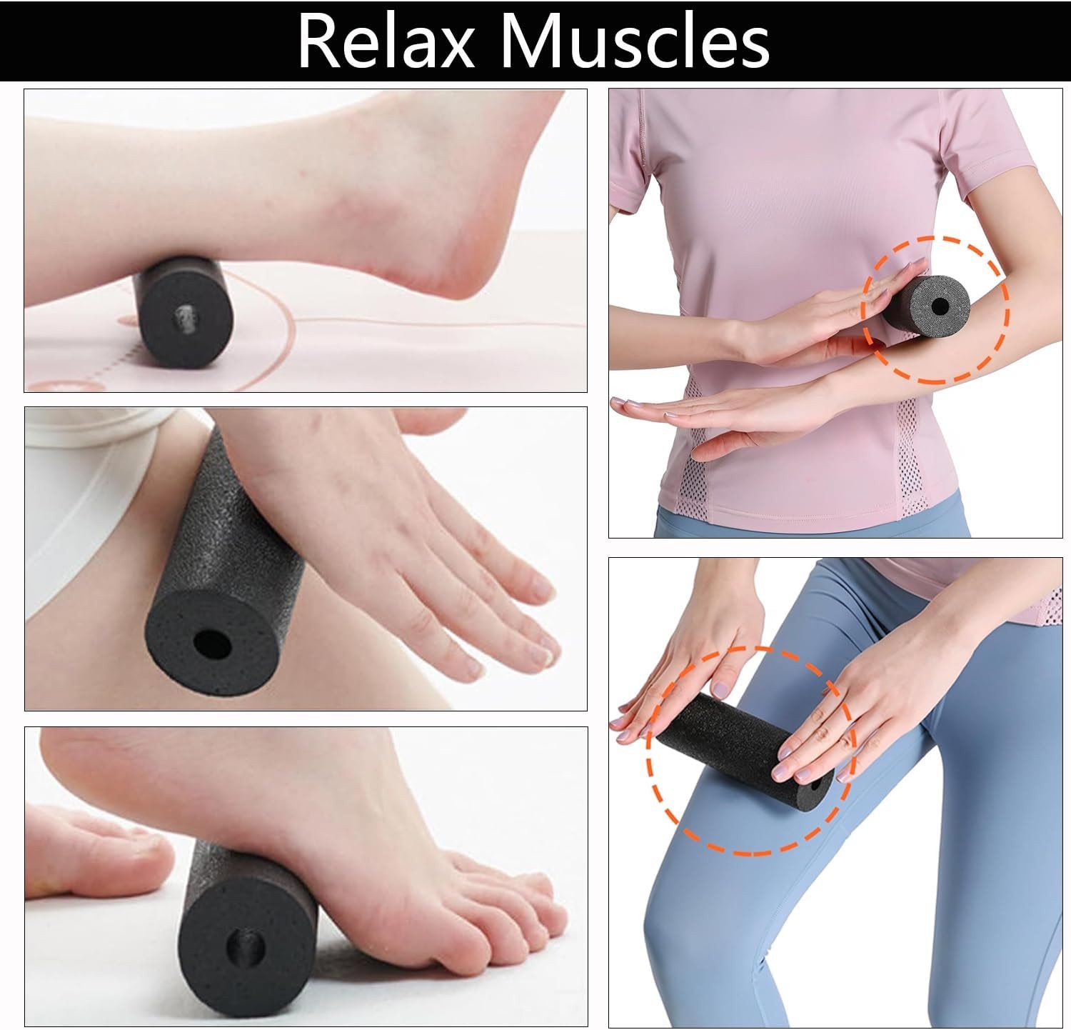 Extra Mini Foam Roller - High Density Massage Roller, Extra Small Yoga Roller fo