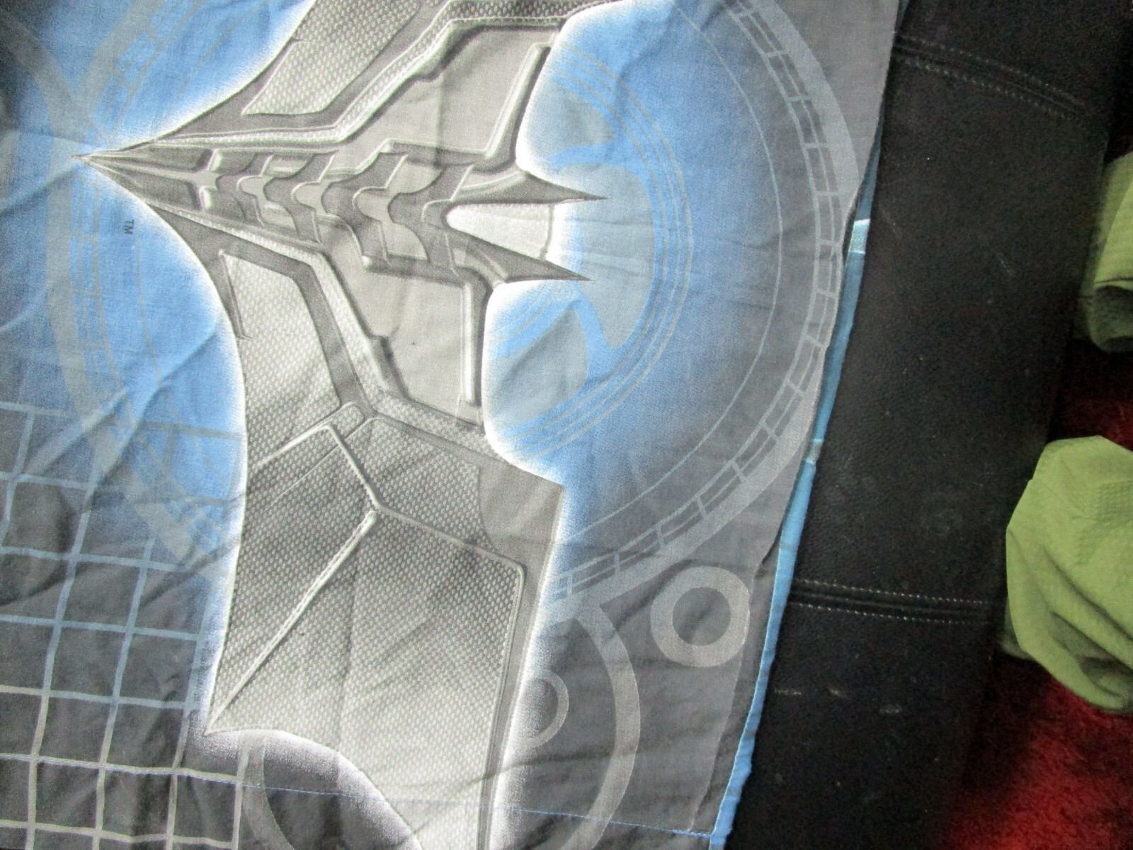 Batman The Dark Knight Pillowcase two Sided Bat Logo On other side DC Comics