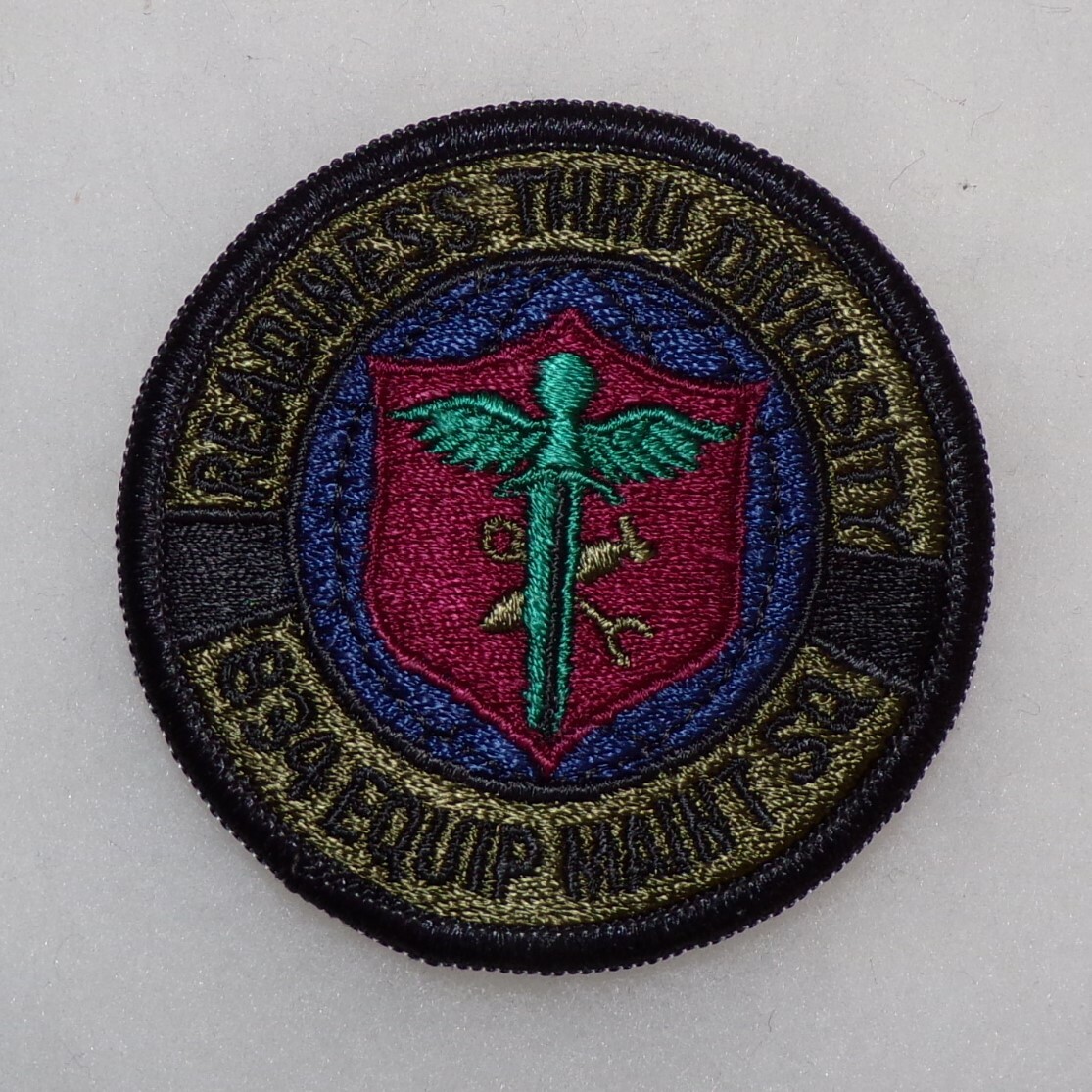 US Air Force 834th Equipment Maintenance Squadron Subdued Patch USAF