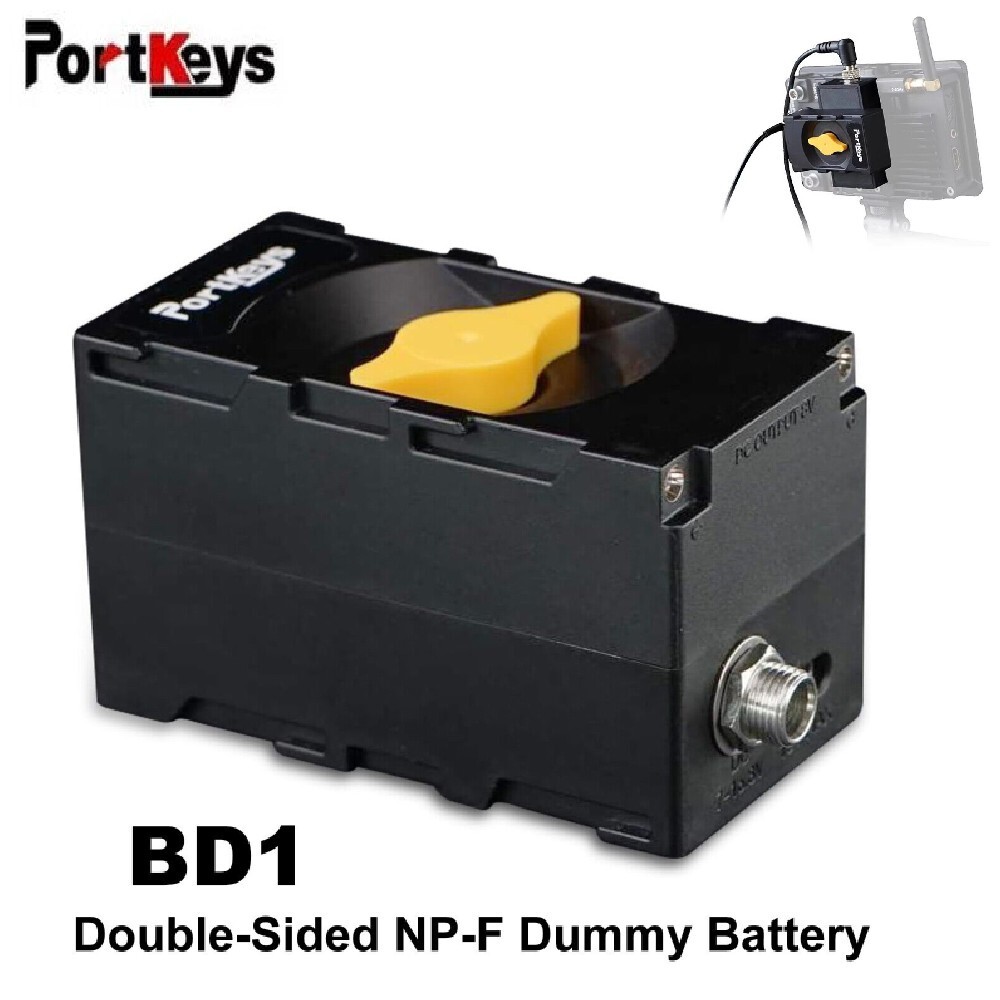 Portkeys BD1 Switchable Double-sided NP-F Dummy Battery Module for Transmission