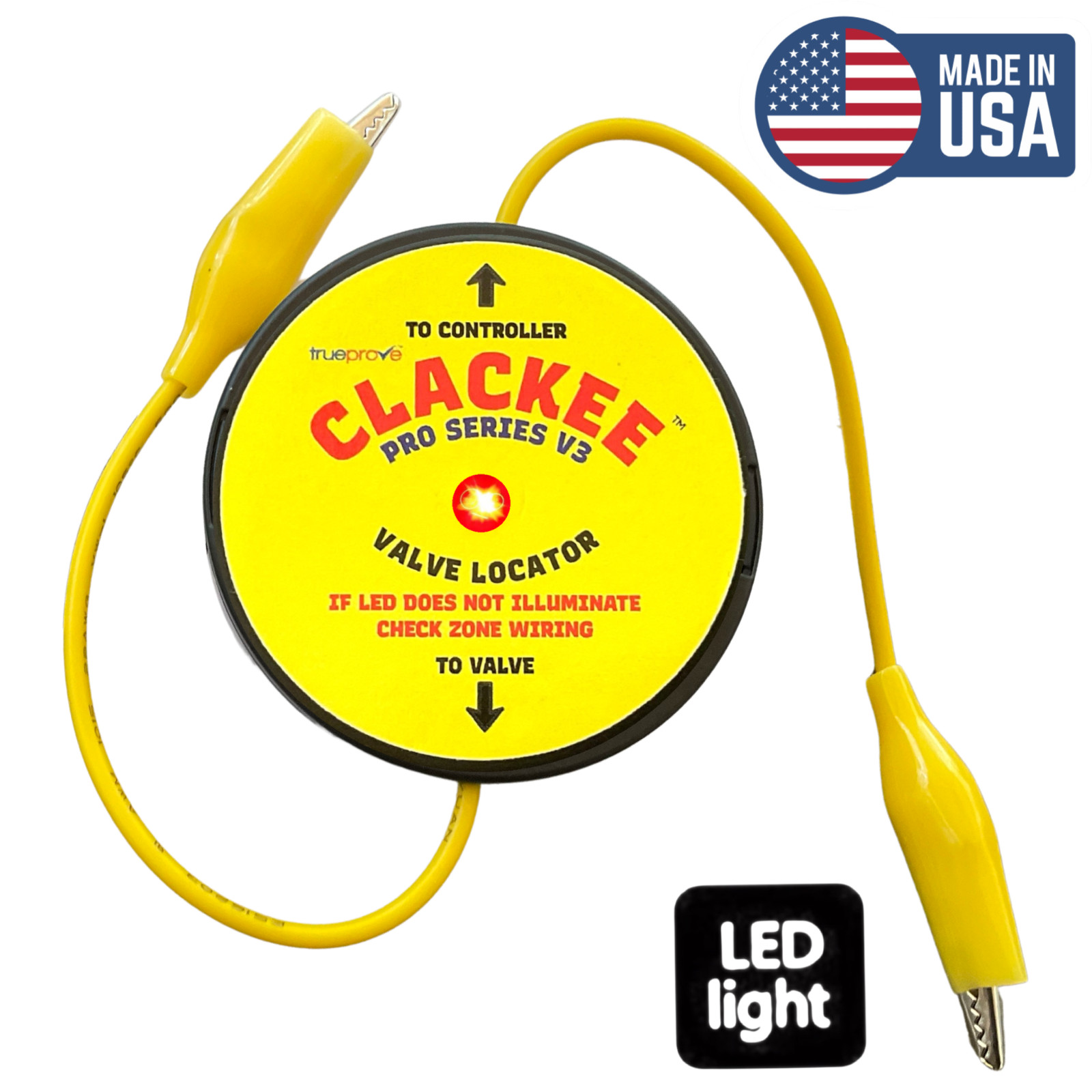 The Original Clackee™ PRO Sprinkler Valve Locator Irrigation Buried Zone Finder