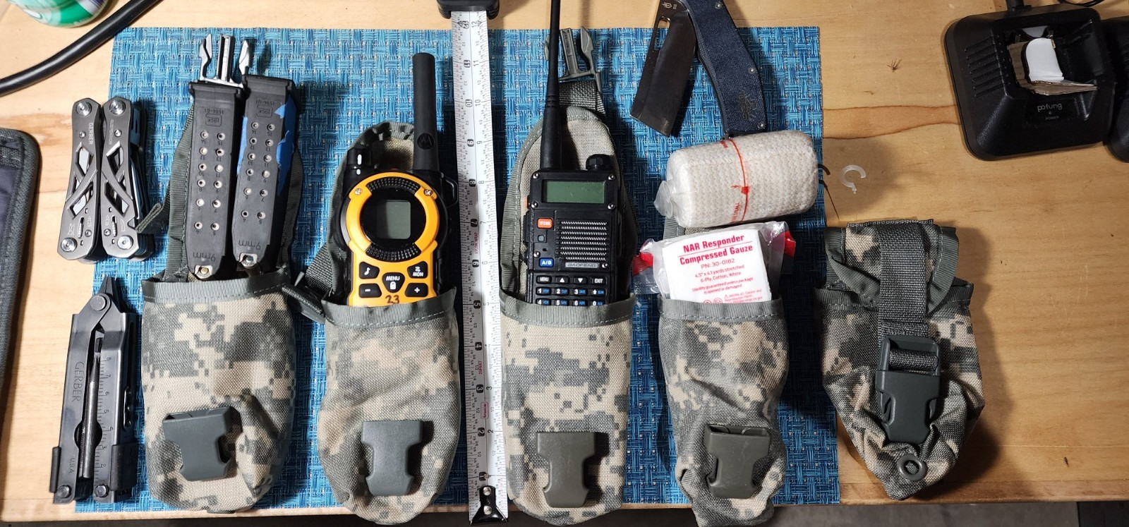x3 lot. US Army Flash bang pouch Specialty Defense, Digital. USA Made x3per