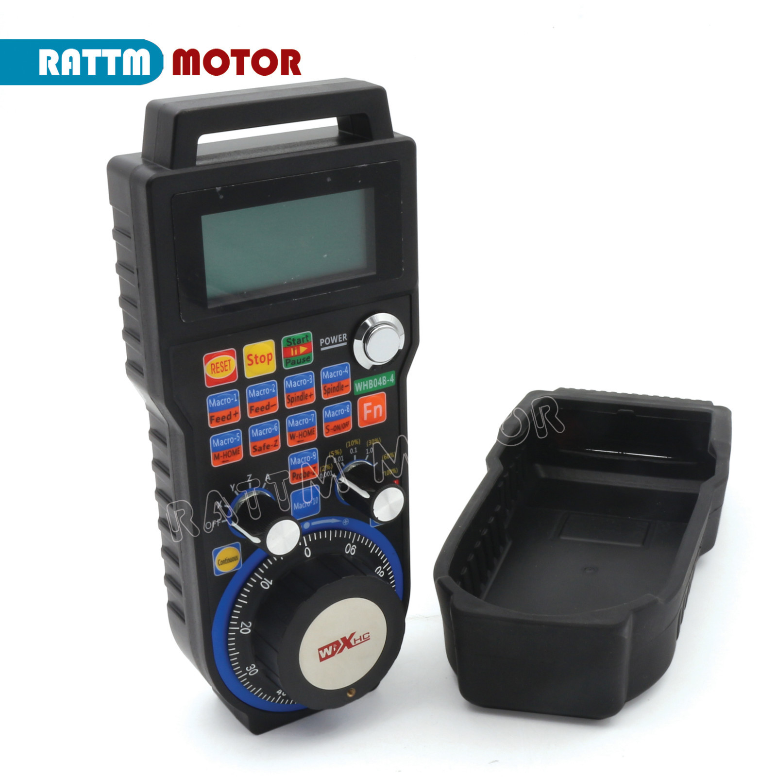 【USA】4 Axis MPG Wireless Handwheel USB Receiver MACH3 Control For CNC Machine