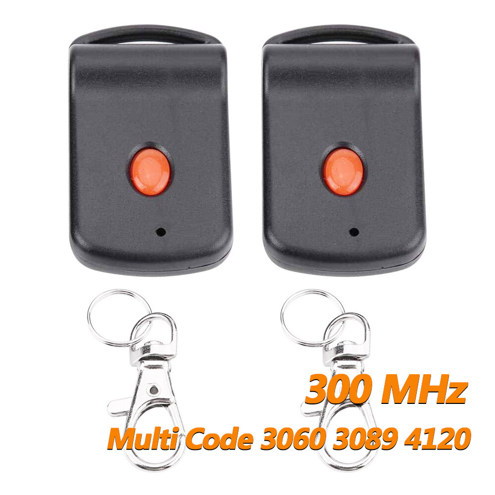 2Pcs Mini Professional Garage Door Remote Garage Transmitter for MultiCode 3060