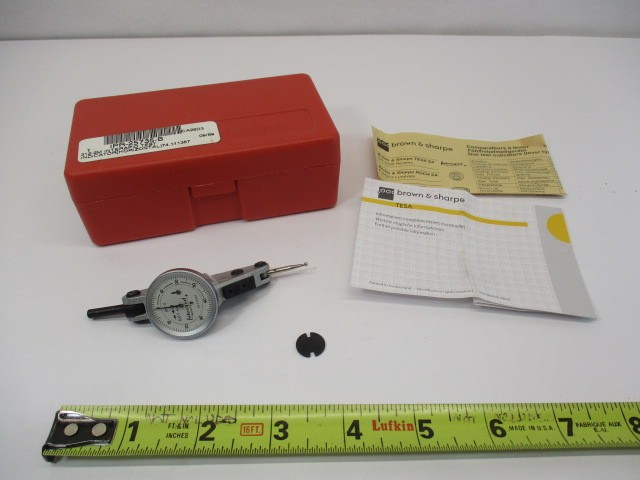 INTERAPID Dial Indicator # 312-2 x .01 mm Metric Grads w/ Case Wrench 312 LN