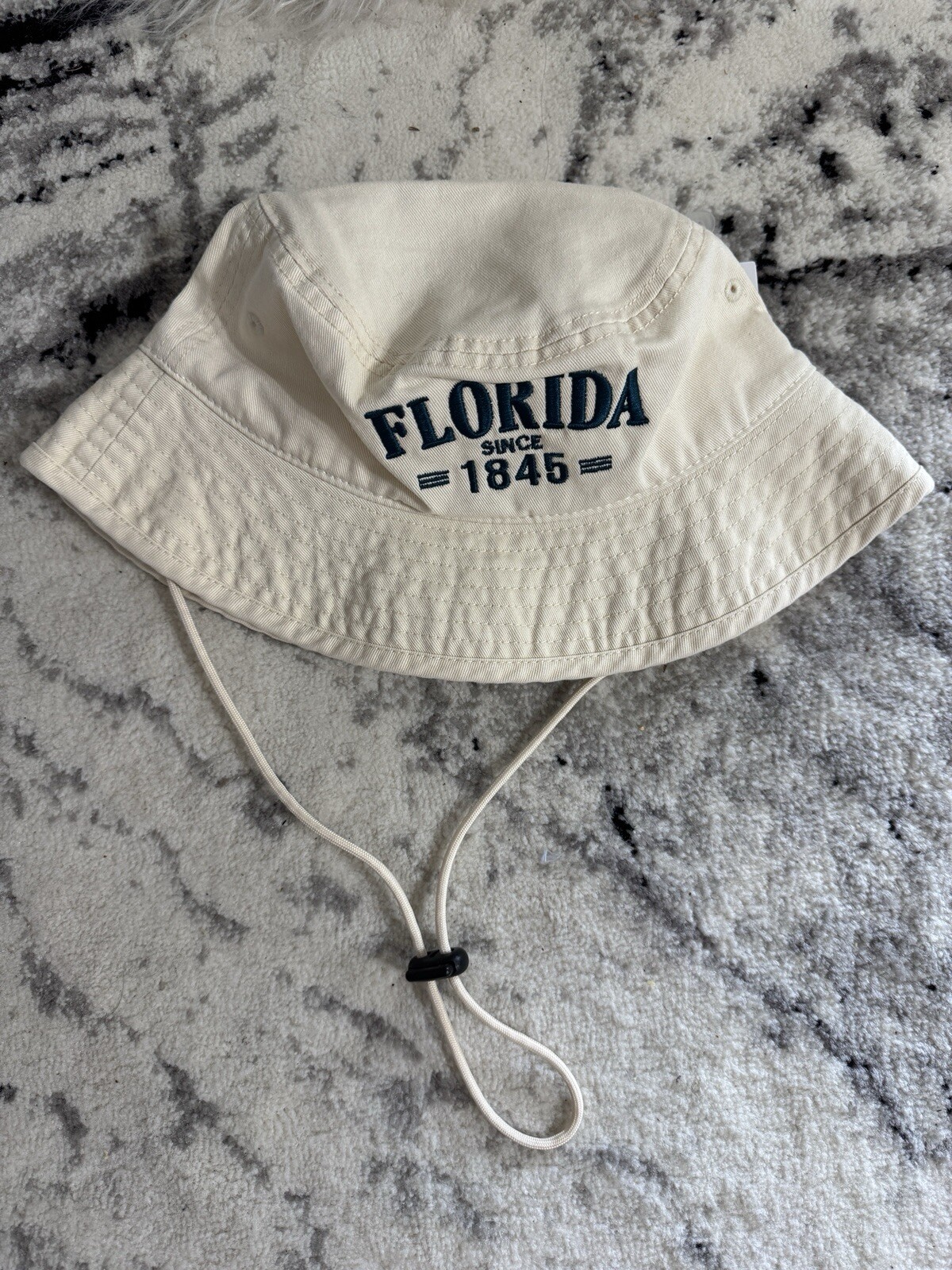 Florida Canvas Sun Hat with Chin Cord