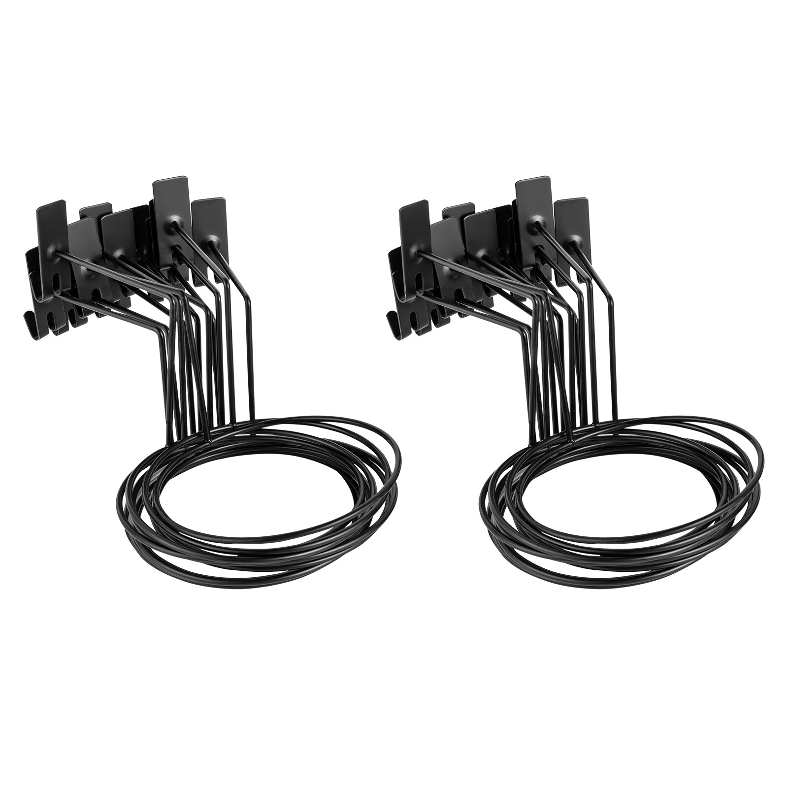 24 Hat Racks Hat Hanger Gridwall Hooks, Slat Panels Cap Rack for Retail Display