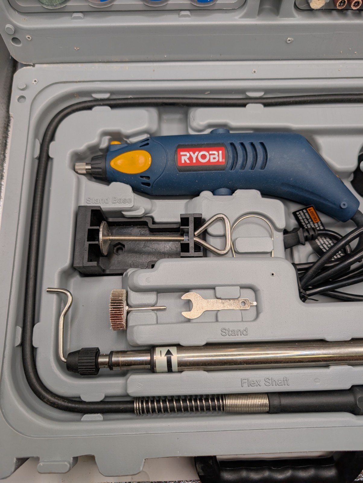 Ryobi Rotary Tool Model HT230 With Case And Accessories