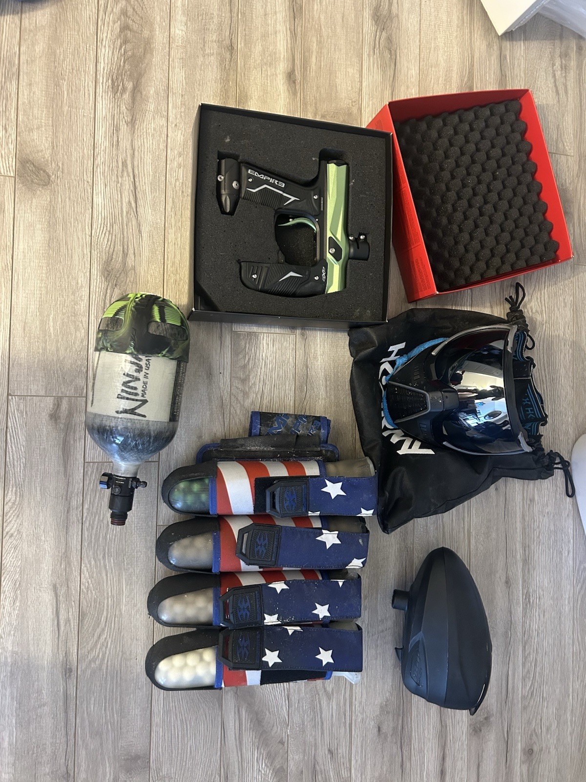 Empire Axe 2.0 Paintball Marker  + Full Setup Bundle