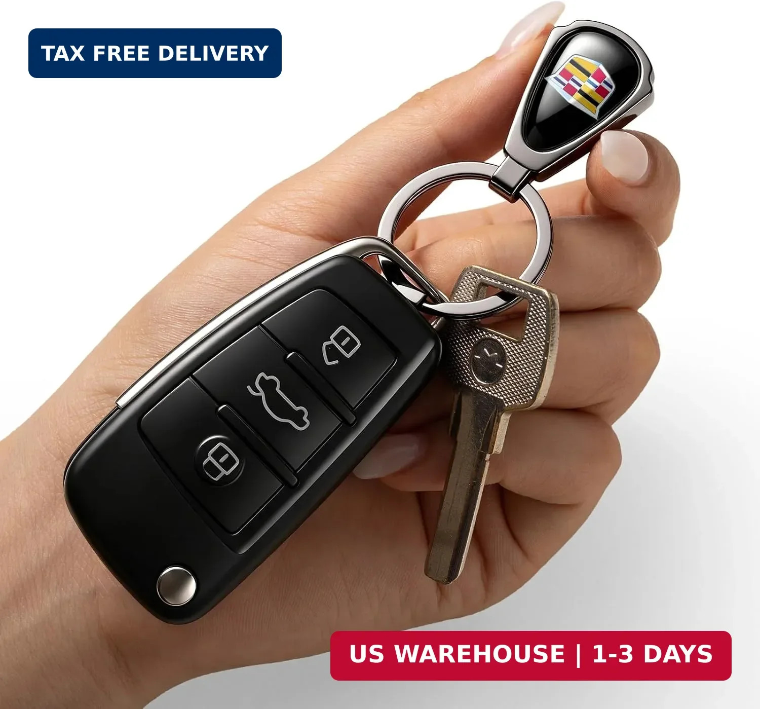 for Cadillac Car Keychain and Keyring Accessories