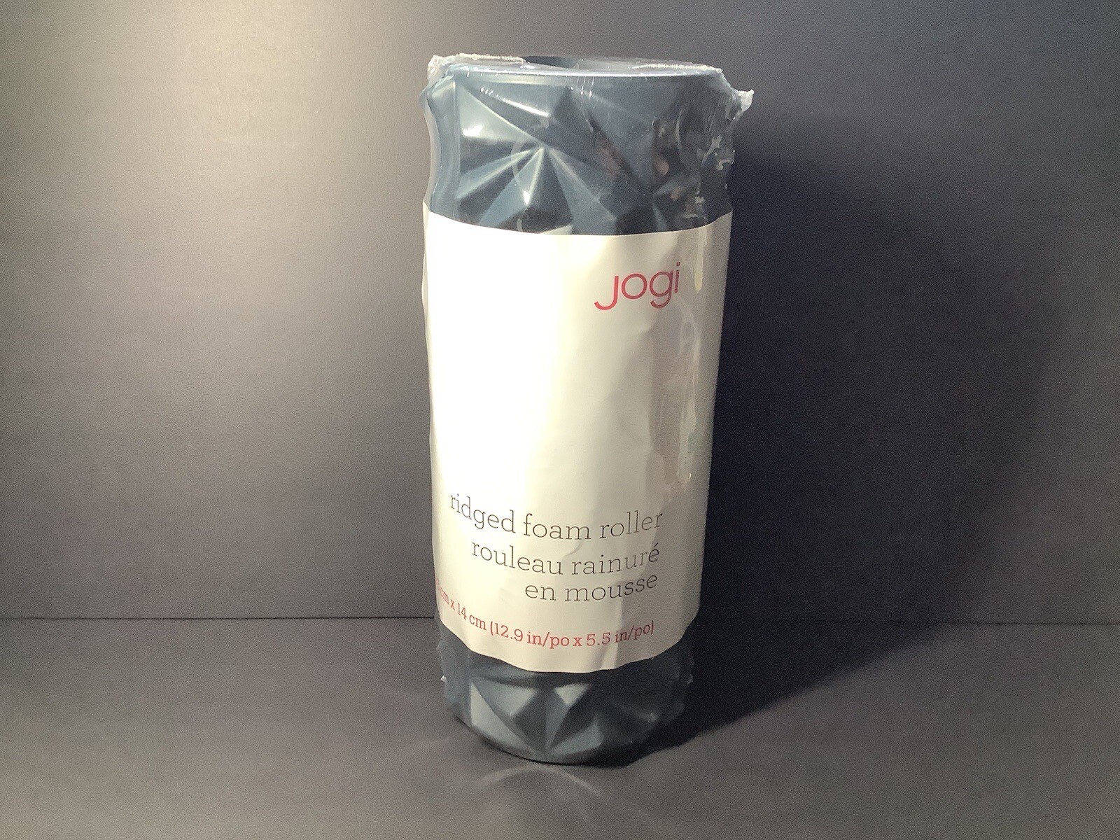 Loblaws Jogi Athletic Ridged Foam Massage Roller - 13" x 5" x 5" - New Sealed
